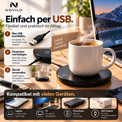 HeatCup™ – Elektrischer Tassenwärmer