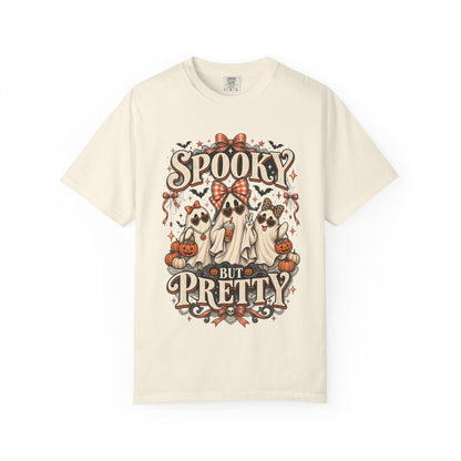 Spooky But Pretty Ghost Tee – Coquette Halloween Shirt