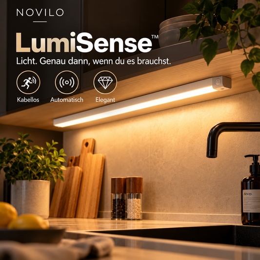 NOVILO LumiSense™
Kabelloses LED-Sensorlicht