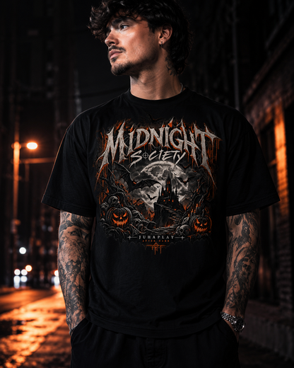 Midnight Society Halloween Graphic Tee | JUHAPLAY