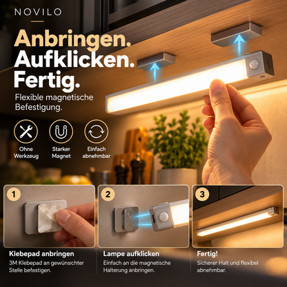 NOVILO LumiSense™
Kabelloses LED-Sensorlicht