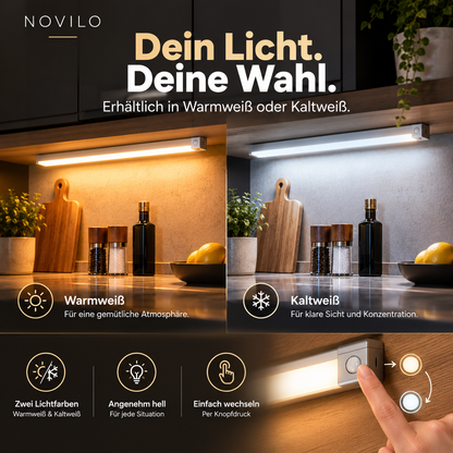 NOVILO LumiSense™
Kabelloses LED-Sensorlicht